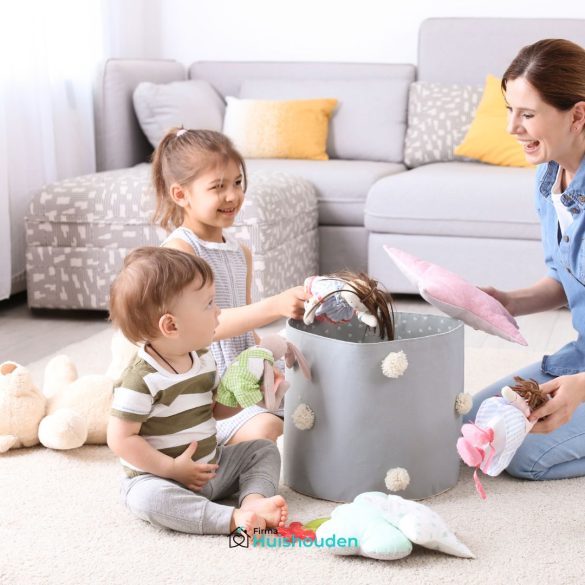 Kinderen leren opruimen